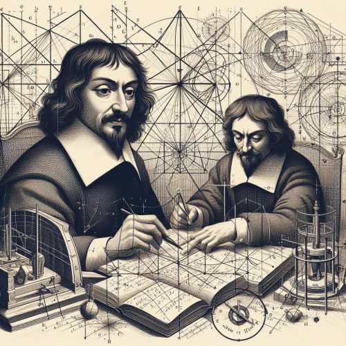 Descartes, analitik geometriyi geliştirdiği "La Géométrie" adlı kitabında, Kartezyen koordinat sistemini tanıtmıştır (1637)